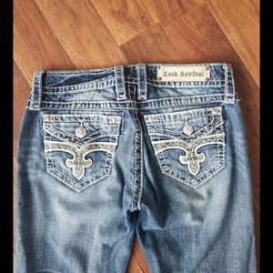 Rock Revival Esther straight jeans size 28